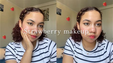 strawberry makeup instructions.